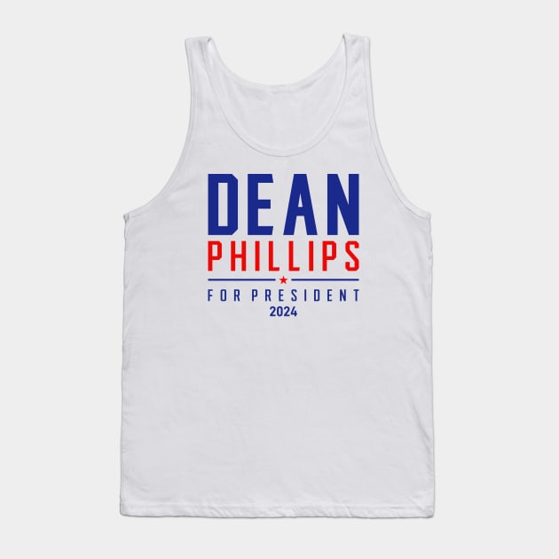 Dean Phillips 24 For President 2024 Tank Top by MIKOLTN